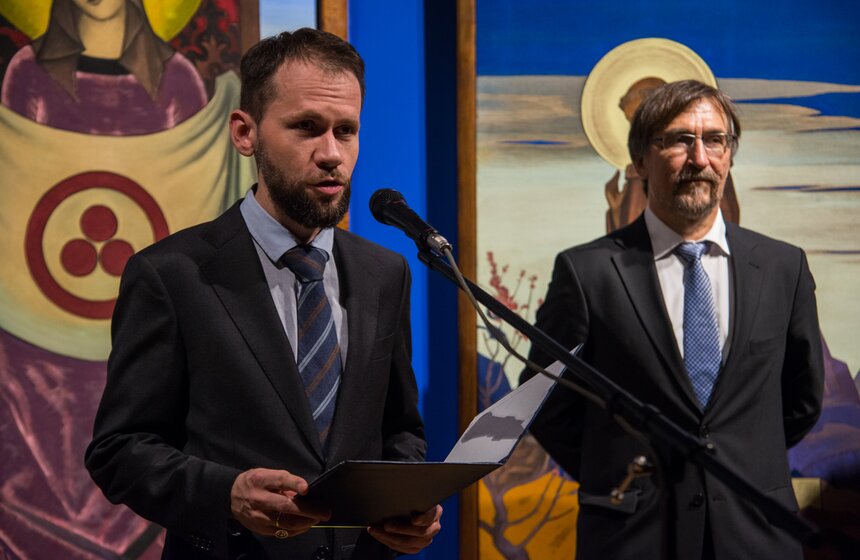 В Музее Востока представили триптих Николая Рериха 8 фото