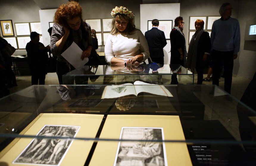 Выставка "Книга трав" Плавинского в ГМИИ имени А.С. Пушкина 17 фото