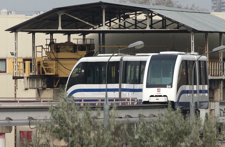 Транспорт: монорельсовая дорога в Москве 11 фото