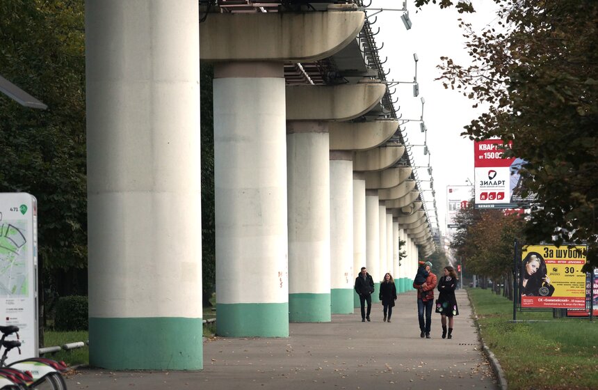 Транспорт: монорельсовая дорога в Москве 12 фото