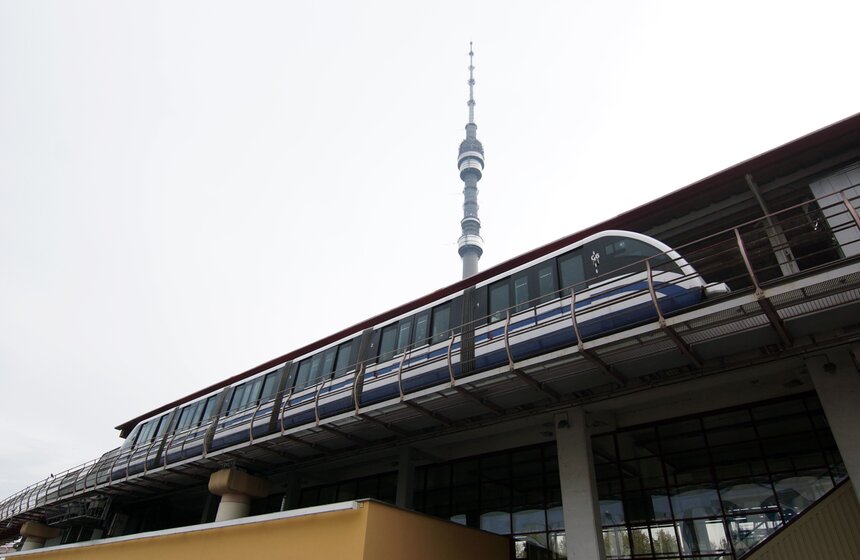 Транспорт: монорельсовая дорога в Москве 2 фото