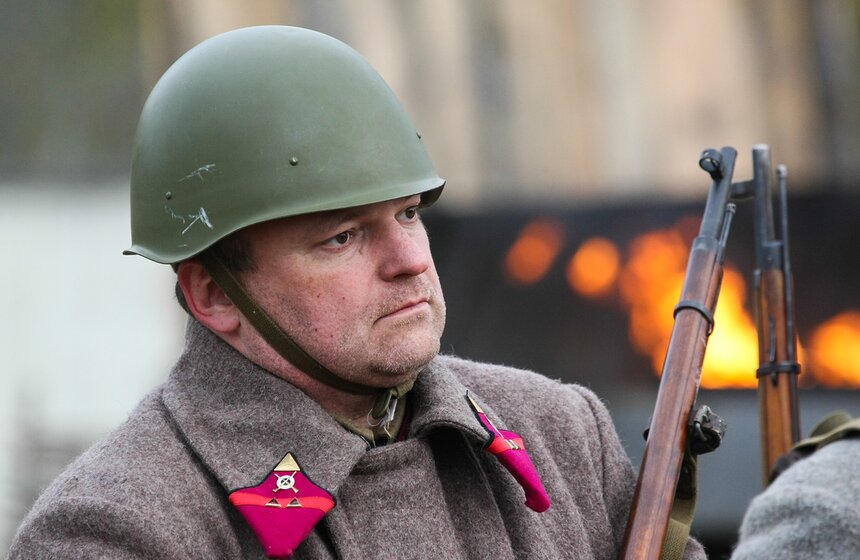 В танковом музее "Кубинка" прошел праздник "Отважные люди" 4 фото