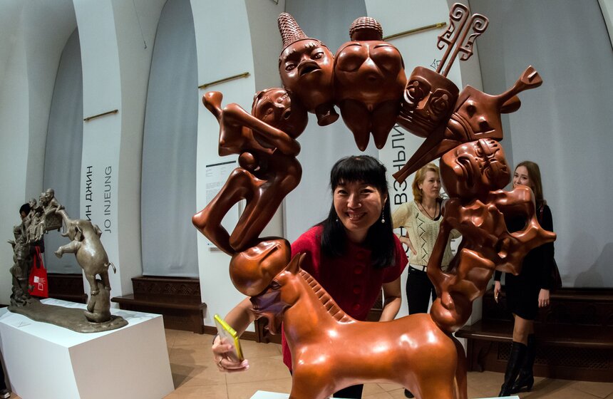 Выставка "Реверс Точка Азия" в Хлебном доме "Царицыно" 22 фото