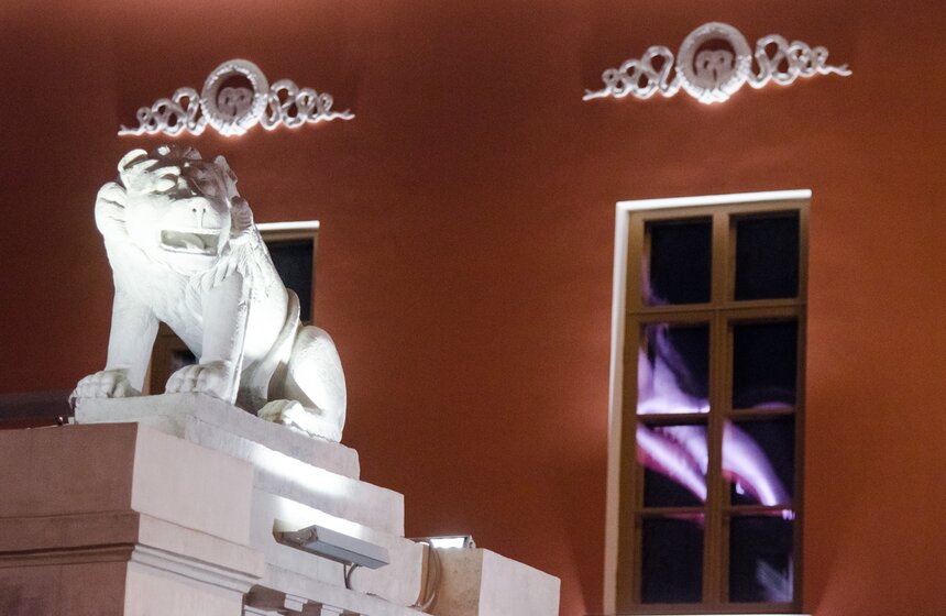 Открытие фасадов Музея современной истории в "Ночь искусств" 27 фото