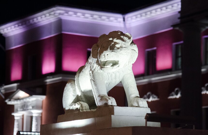 Открытие фасадов Музея современной истории в "Ночь искусств" 30 фото