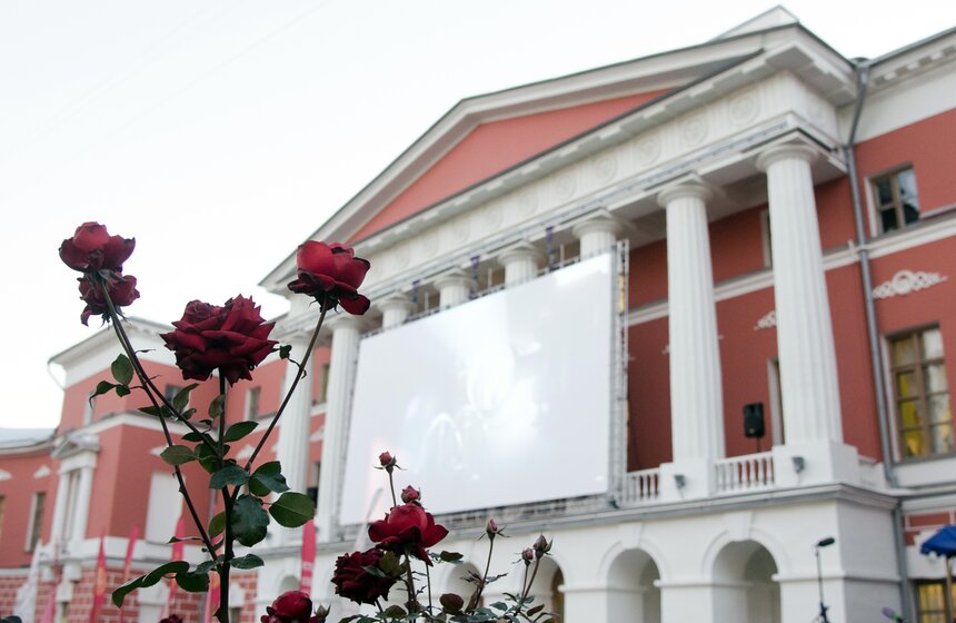 Открытие фасадов Музея современной истории в "Ночь искусств" 12 фото