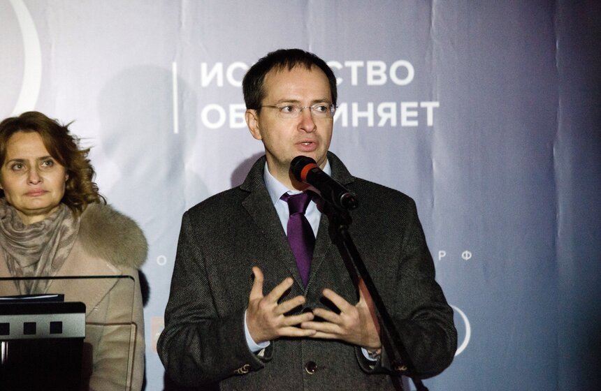 Открытие фасадов Музея современной истории в "Ночь искусств" 17 фото