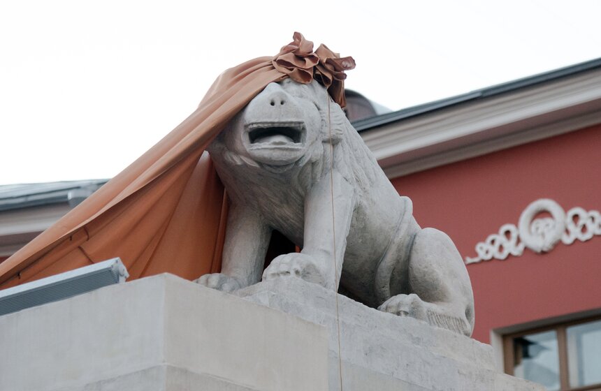 Открытие фасадов Музея современной истории в "Ночь искусств" 3 фото