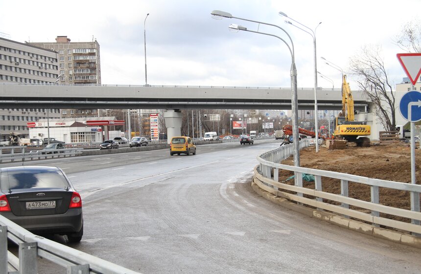 На Рязанской развязке открыта новая эстакада 8 фото