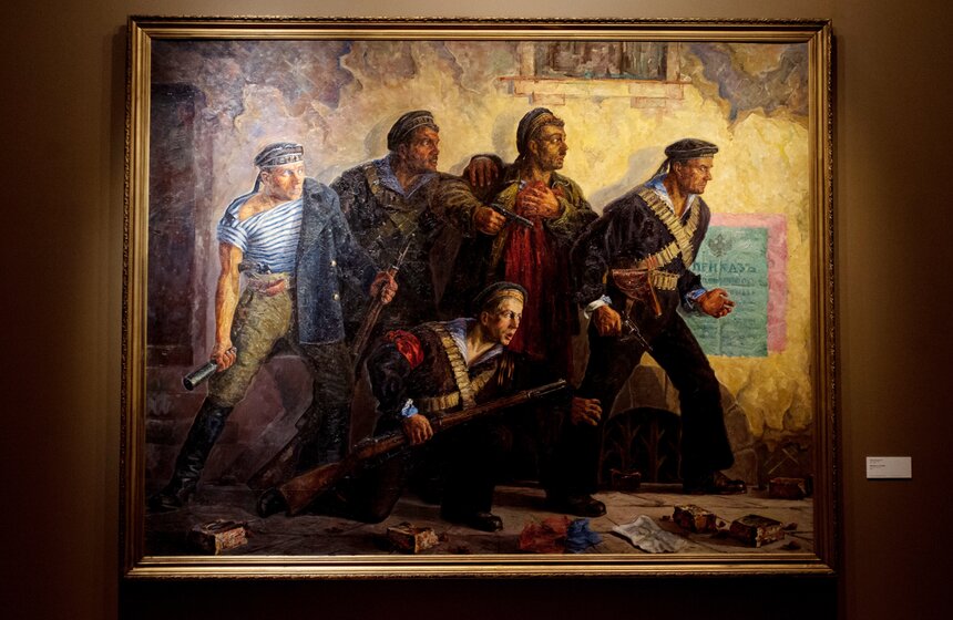 Выставка "Романтический реализм. Советская живопись 1925-1945" 13 фото