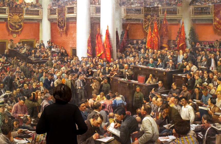 Выставка "Романтический реализм. Советская живопись 1925-1945" 14 фото