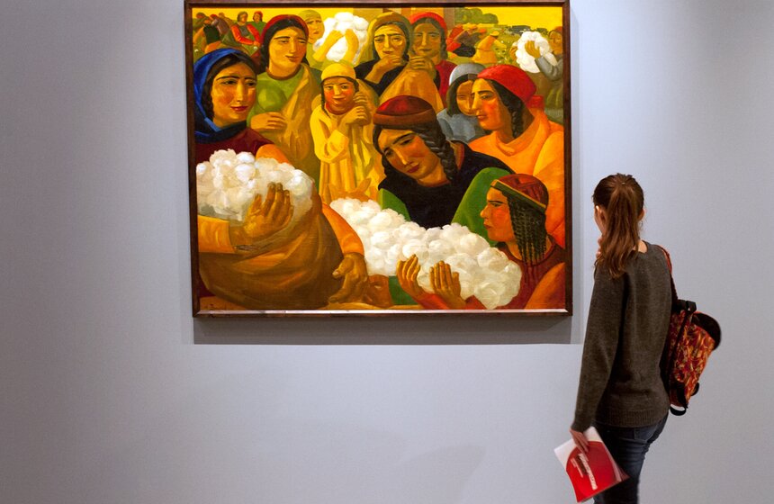 Выставка "Романтический реализм. Советская живопись 1925-1945" 18 фото