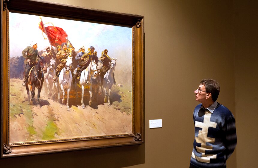 Выставка "Романтический реализм. Советская живопись 1925-1945" 22 фото