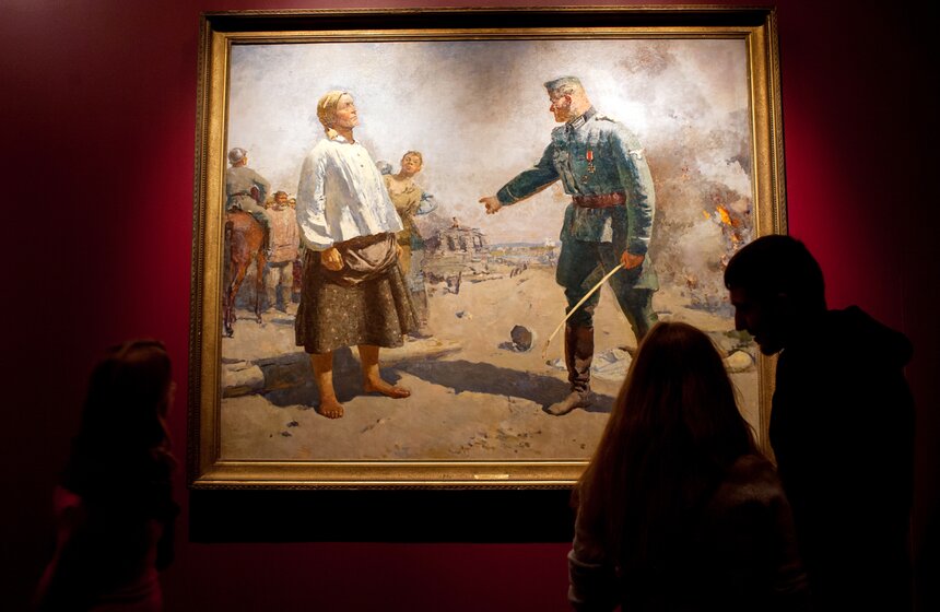 Выставка "Романтический реализм. Советская живопись 1925-1945" 21 фото