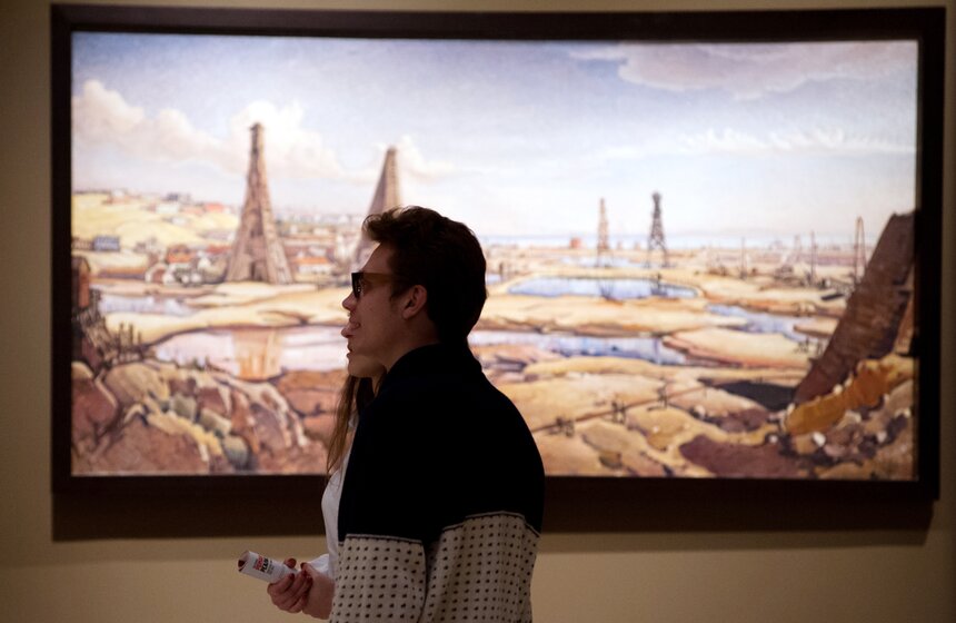 Выставка "Романтический реализм. Советская живопись 1925-1945" 7 фото