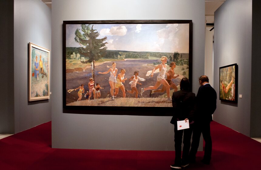Выставка "Романтический реализм. Советская живопись 1925-1945" 6 фото