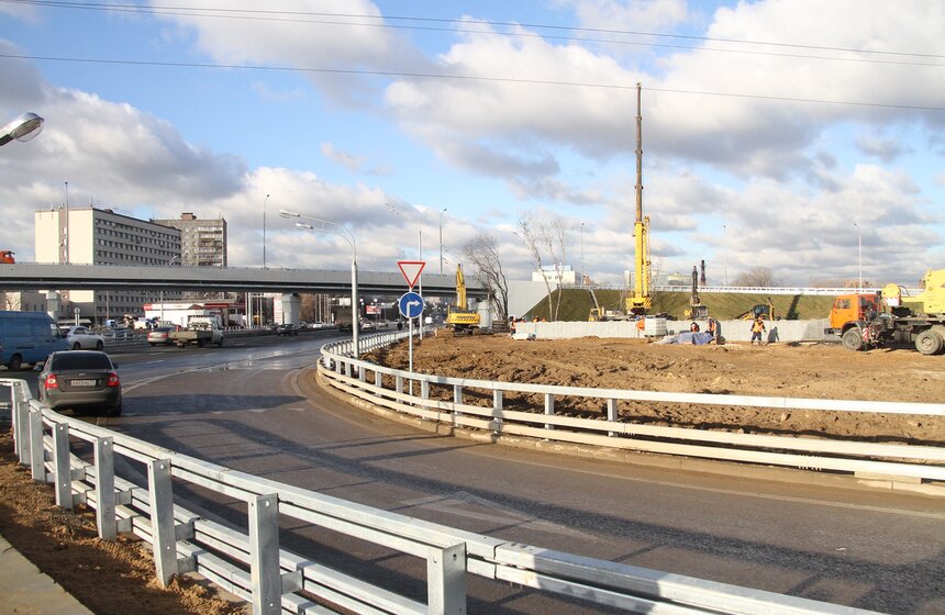 На Рязанской развязке открыта новая эстакада 6 фото