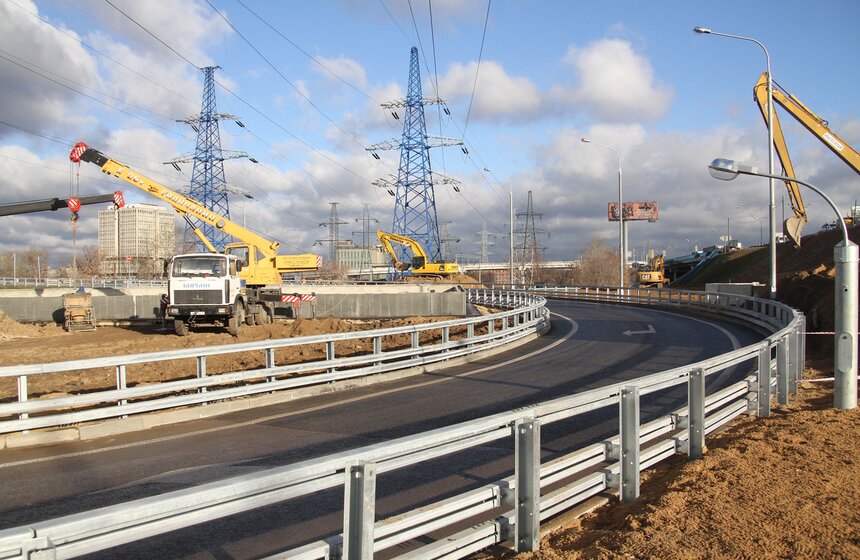 На Рязанской развязке открыта новая эстакада 2 фото