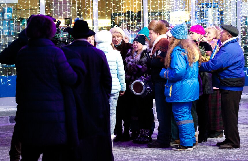 Кадры со съемок отечественного фильма "Самый лучший день" 11 фото