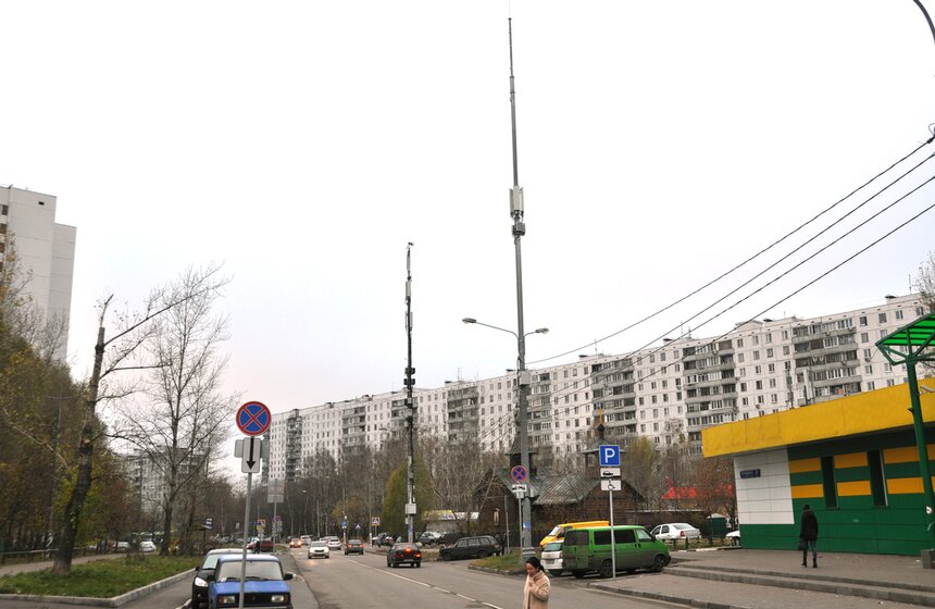 Опоры двойного назначения на столичных улицах 1 фото