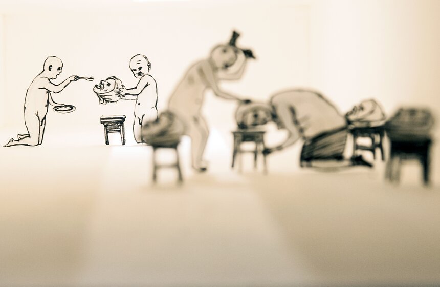 Проект "Вокруг Хармса" в галерее "Культпроект" 11 фото