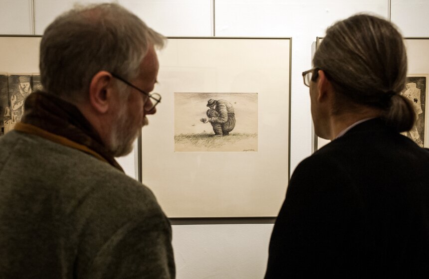 Проект "Вокруг Хармса" в галерее "Культпроект" 17 фото