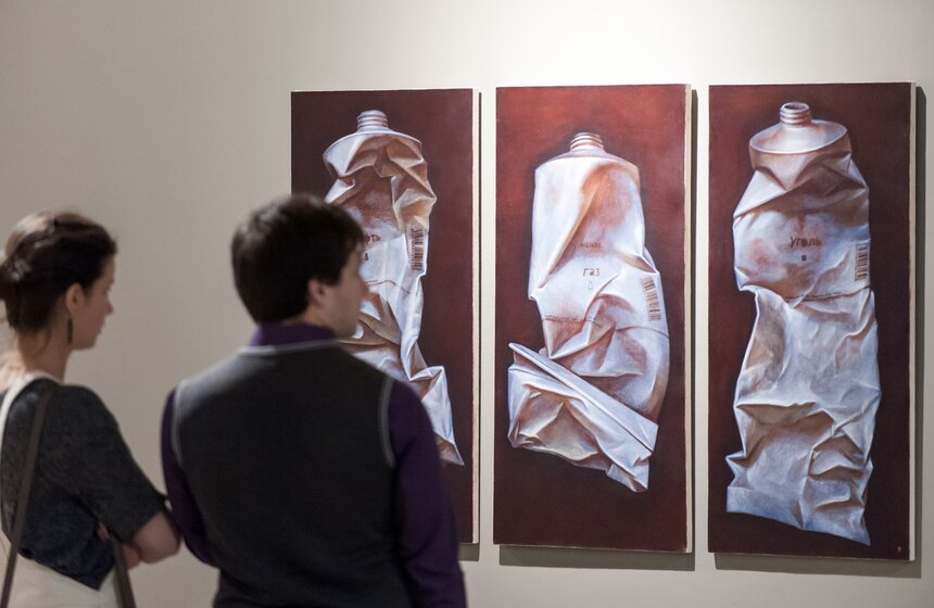 Выставка "Эгоцентрия" на "Винзаводе" 10 фото