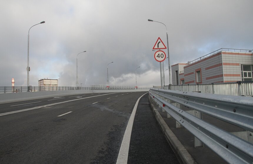 Строительство Звенигородского путепровода завершено досрочно 4 фото