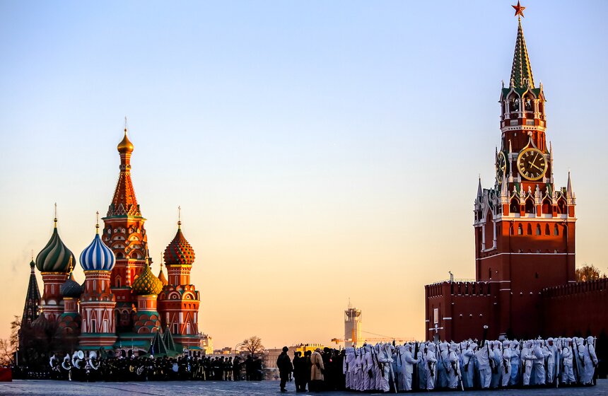 Генеральная репетиция марша, посвященного параду 1941 года 1 фото