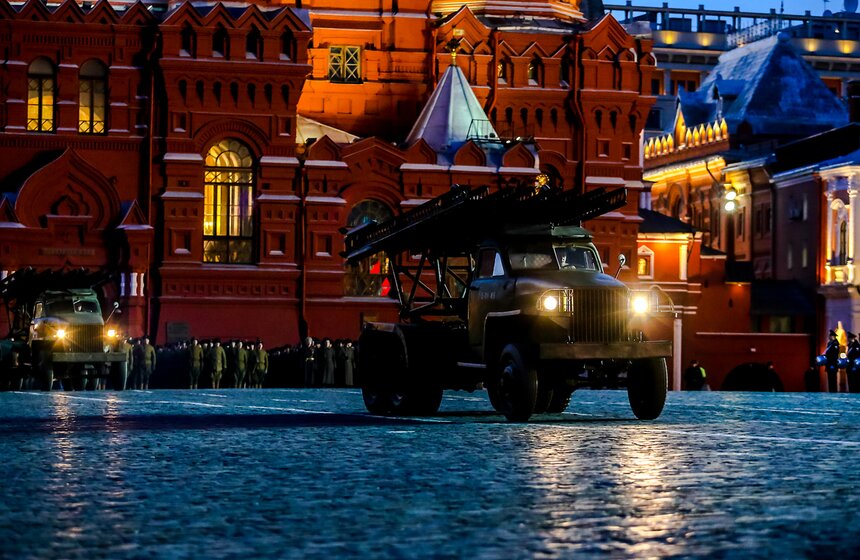 Генеральная репетиция марша, посвященного параду 1941 года 10 фото