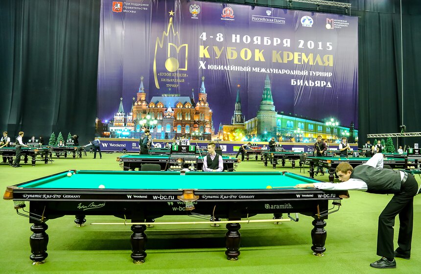 Турнир по бильярдному спорту "Кубок Кремля" в СК "Олимпийский" 14 фото