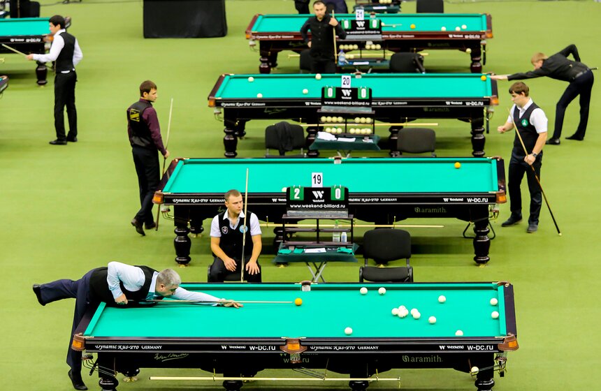 Турнир по бильярдному спорту "Кубок Кремля" в СК "Олимпийский" 16 фото