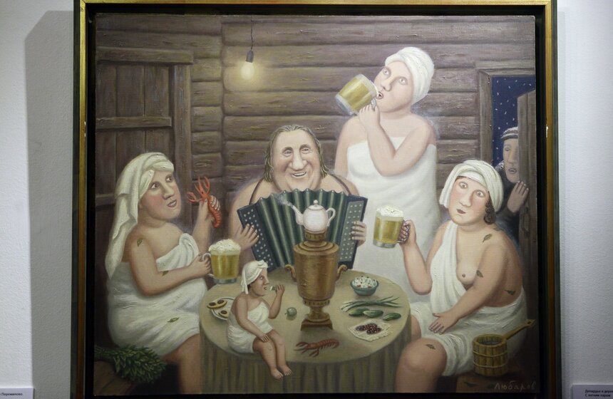 Выставка "Владимир Любаров. Кудыкина Гора. Живопись и графика" 9 фото