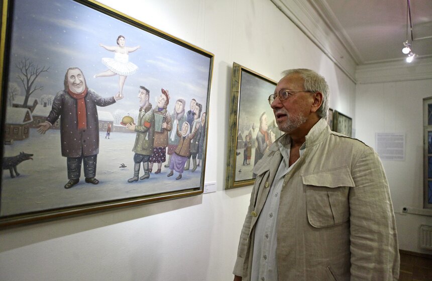 Выставка "Владимир Любаров. Кудыкина Гора. Живопись и графика" 20 фото