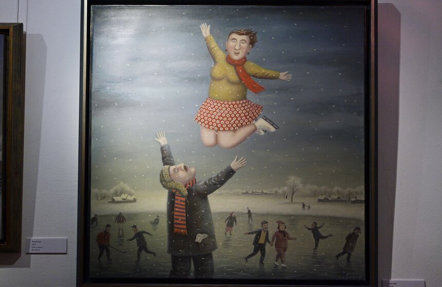 Выставка "Владимир Любаров. Кудыкина Гора. Живопись и графика" 15 фото