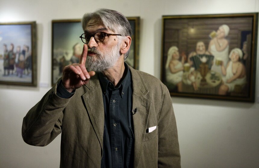 Выставка "Владимир Любаров. Кудыкина Гора. Живопись и графика" 19 фото