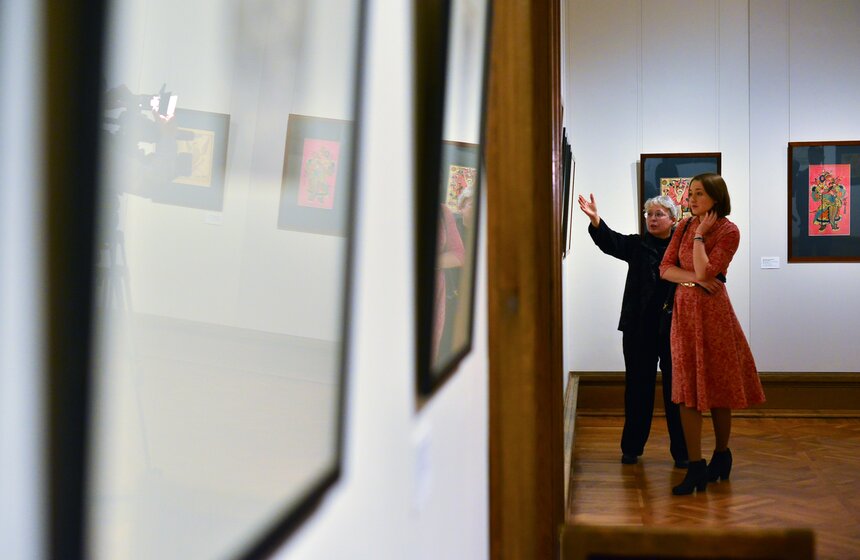 Выставка "Материалы и техники гравюры" в Третьяковке 22 фото