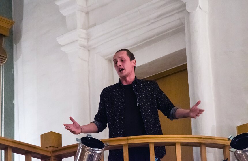 Студенты Дмитрия Брусникина выступили в библиотеке Тургенева 10 фото