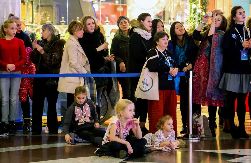 В Детском магазине на Лубянке показали балет "Щелкунчик" 18 фото