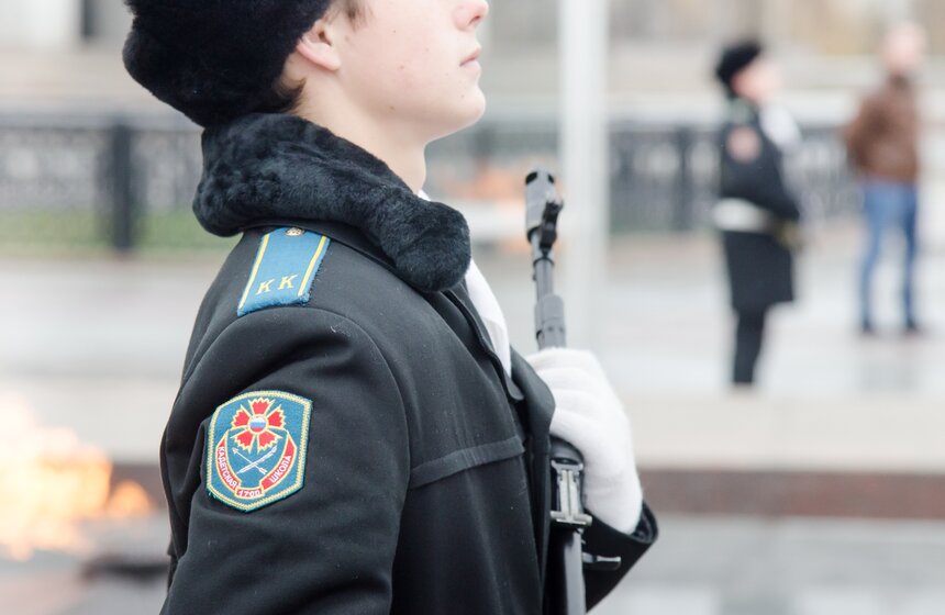 Вахта почетного караула на Поклонной горе 11 фото