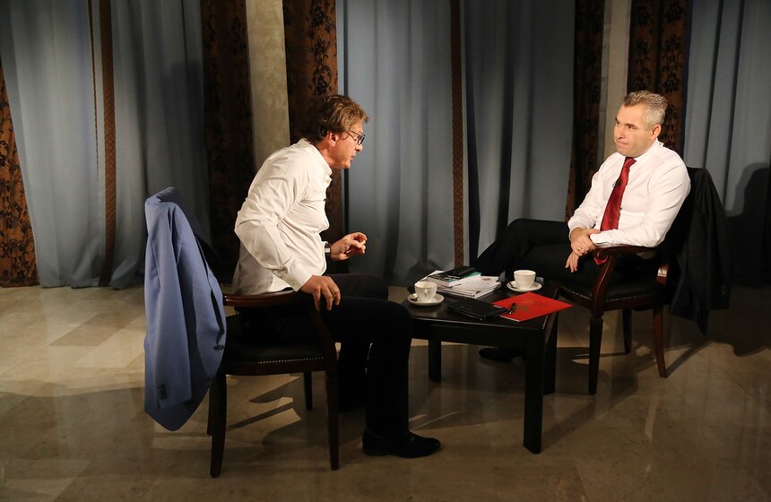 Павел Астахов на записи программы "Важная персона" 12 фото