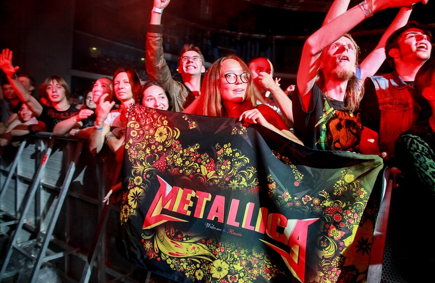 В столице состоялся концерт группы Metallica 29 фото