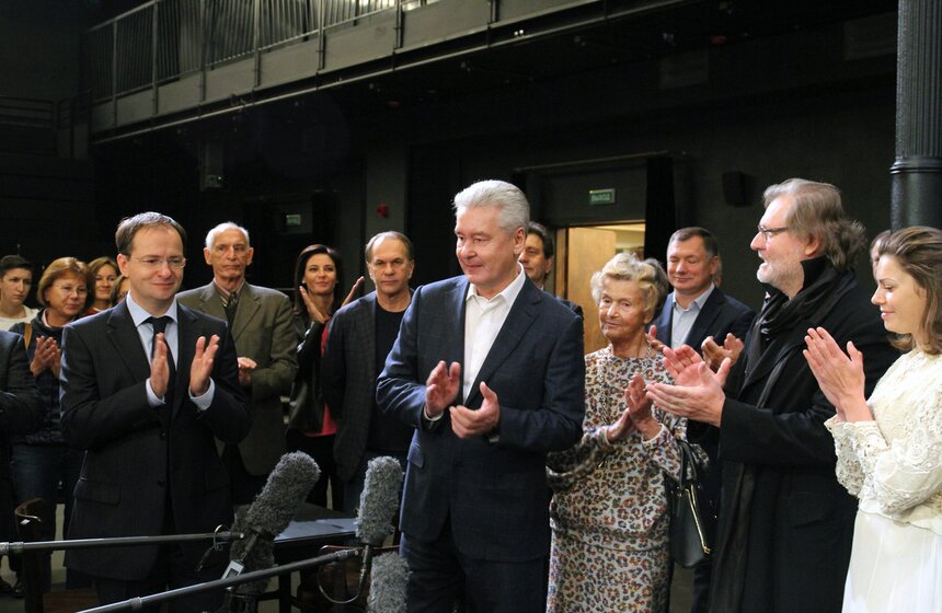 Собянин осмотрел новую сцену театра имени Вахтангова 13 фото