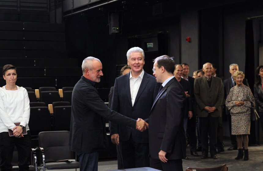 Собянин осмотрел новую сцену театра имени Вахтангова 11 фото