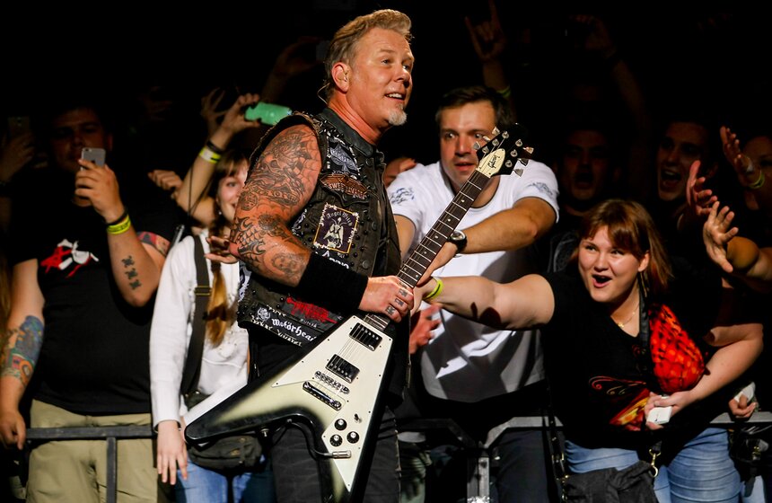 В столице состоялся концерт группы Metallica 23 фото