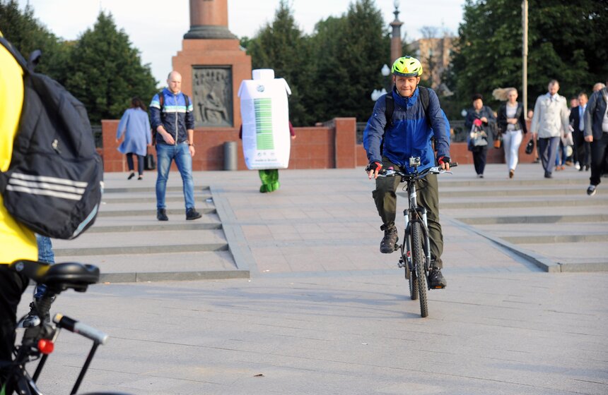 День без автомобиля в столице 5 фото