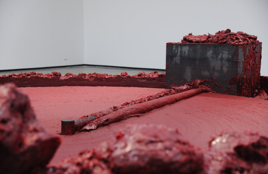 Выставка Аниша Капура "Моя алая Родина" 12 фото