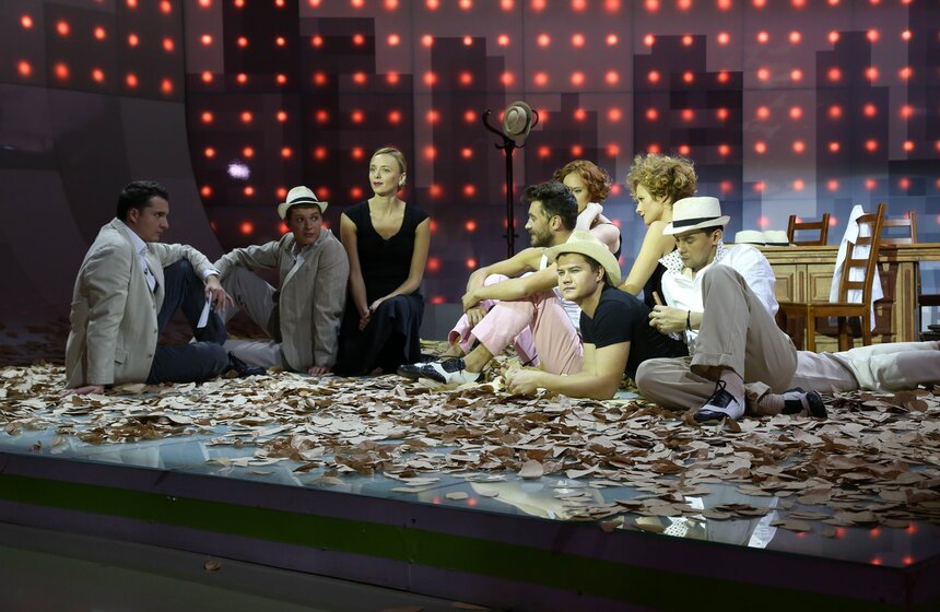 Электротеатр "Станиславский" на съемках "Театра. Избранного" 7 фото