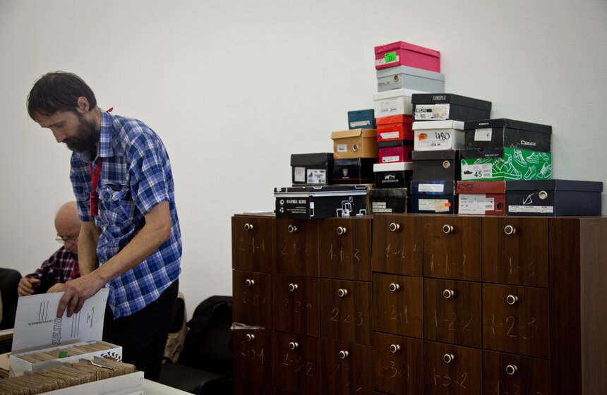 Выставка "Старая бумага" в Центральном доме художника 10 фото