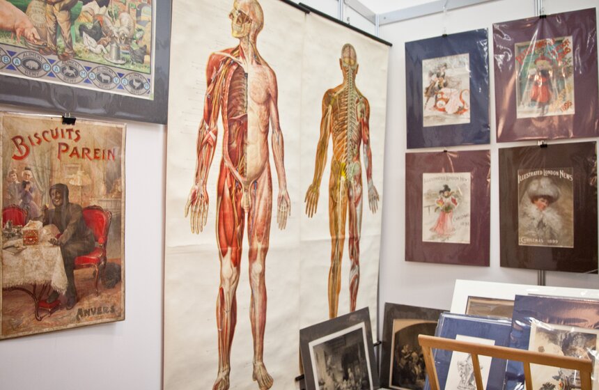 Выставка "Старая бумага" в Центральном доме художника 14 фото